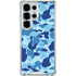 Light Blue Street Camo Galaxy S25 Ultra Clear Case